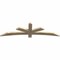 Ekena Millwork Alberta Rough Sawn Timber Gable Bracket, Douglas Fir, 72"W x 21"H x 2"D x 4"F, 7/12 Pitch GBW072X21X0204ALB00RDF - alternate 4